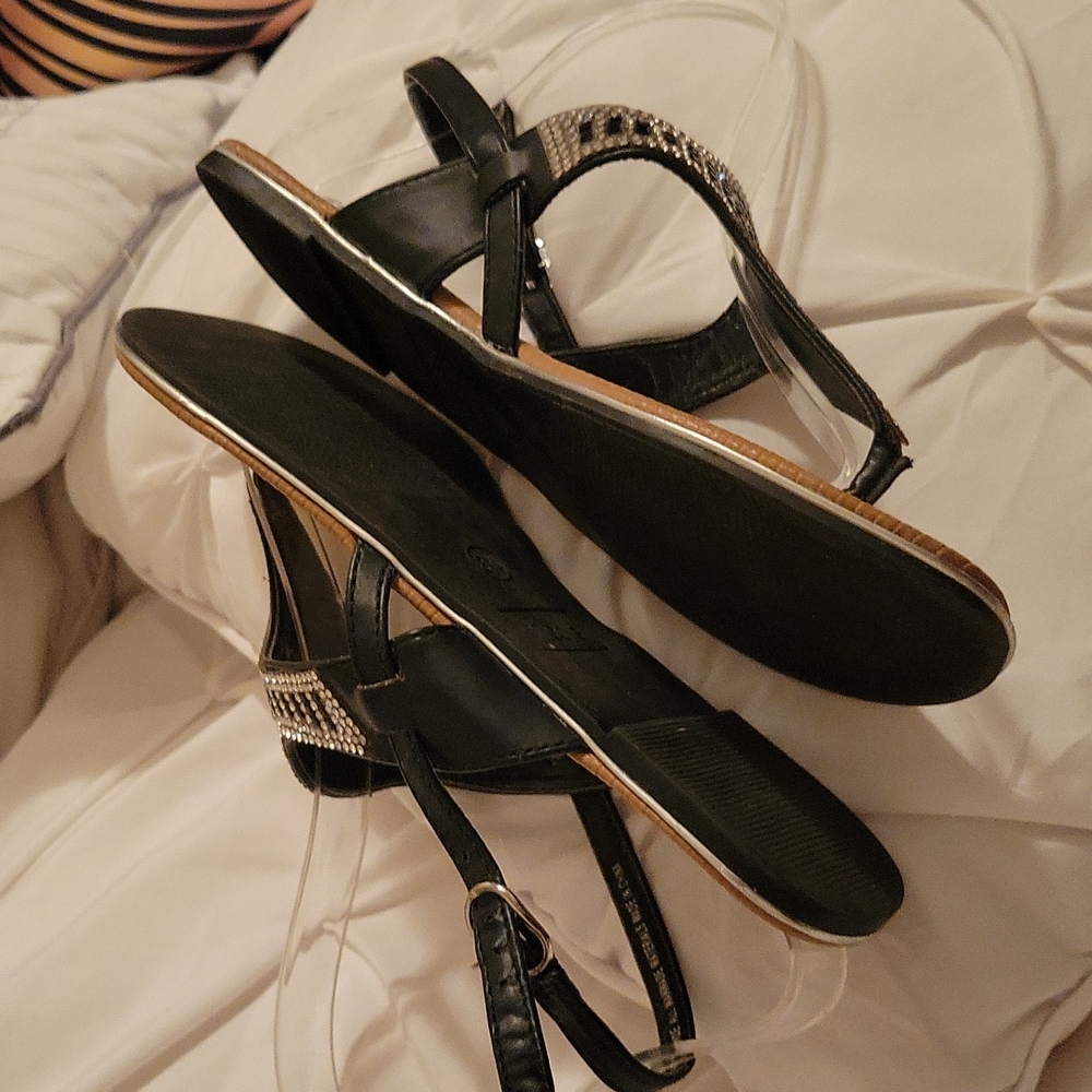 Nicole Rhinestone Sandals - Picture 4 of 8